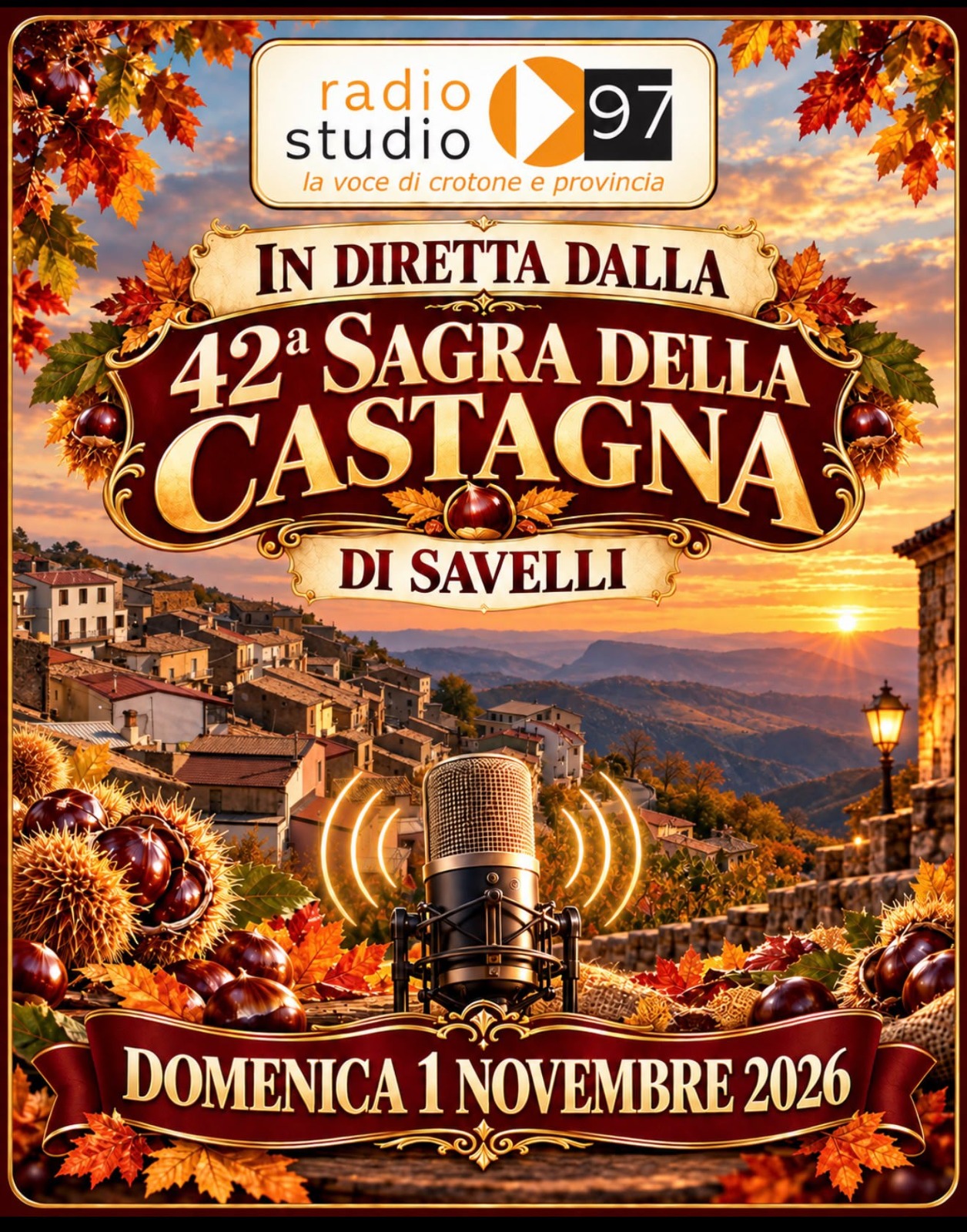 Locandina · 42a Sagra della Castagna a Savelli