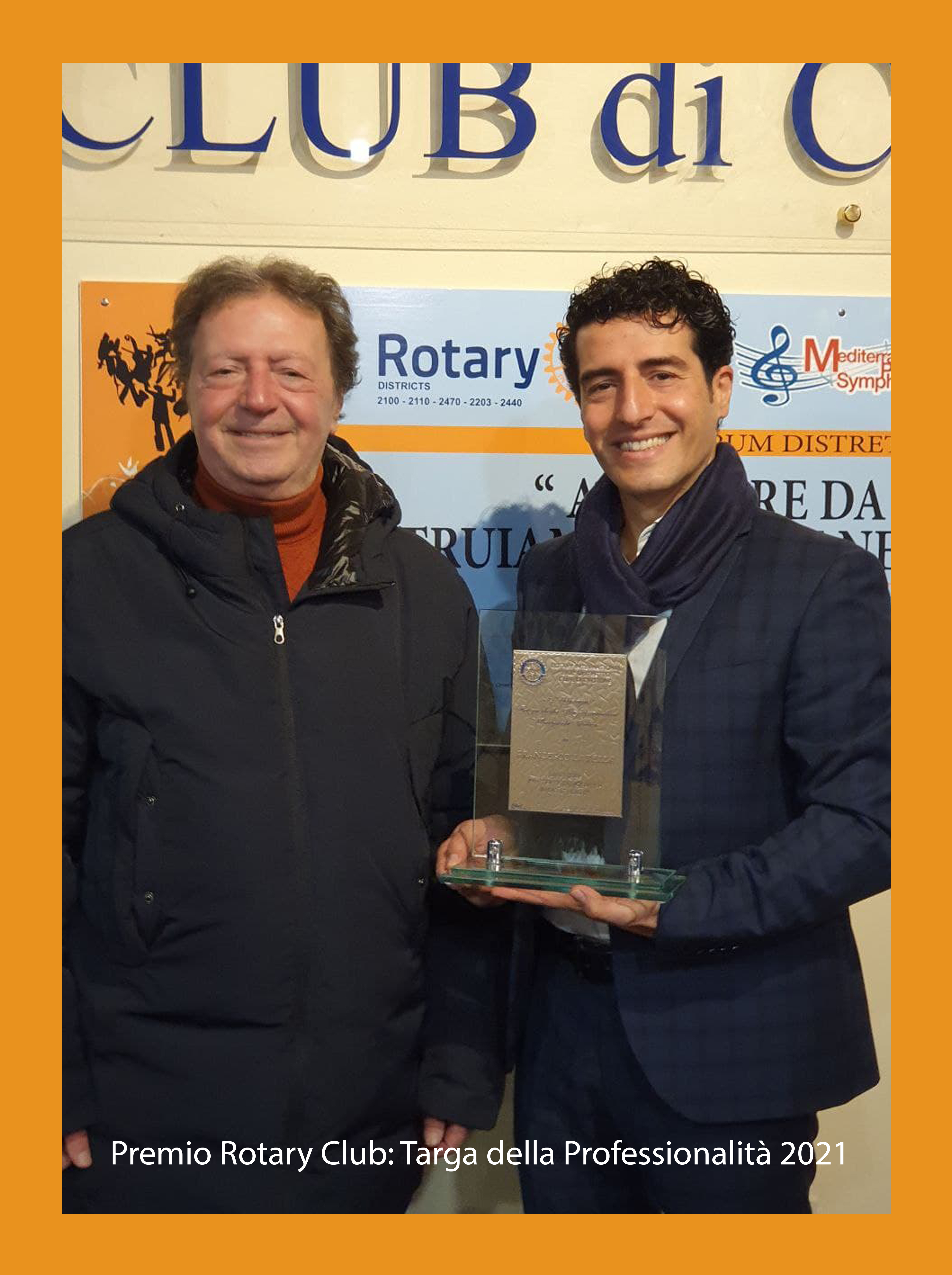 Targa della Professionalità 2021 (Rotary)