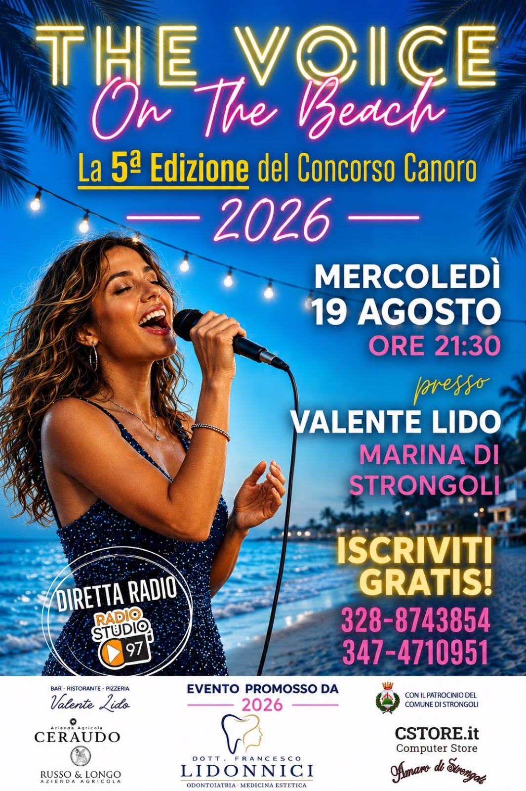 Locandina · The Voice On the Beach 2026